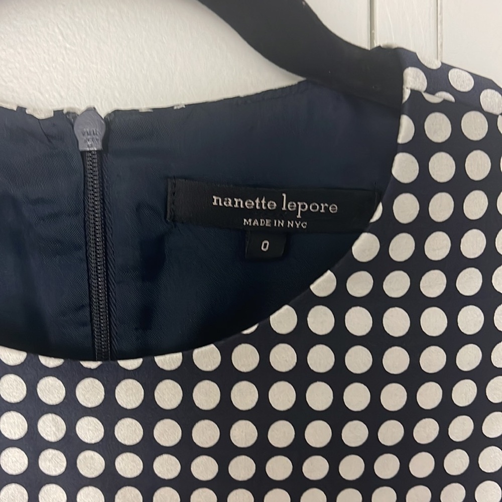 Nanette Lepore silk Polka Dot Dress, Size 0 - Picture 5 of 8